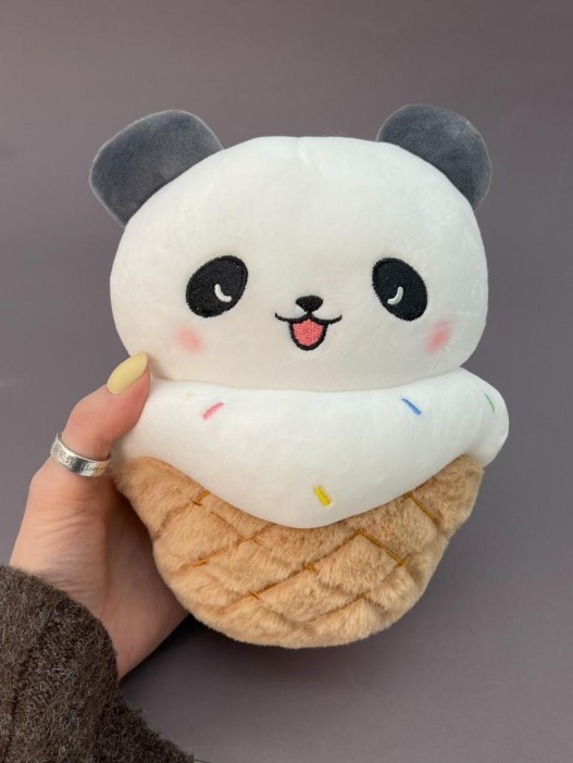 Мягкая игрушка &quot;Panda ice cream&quot;, open mouth, 20 см 