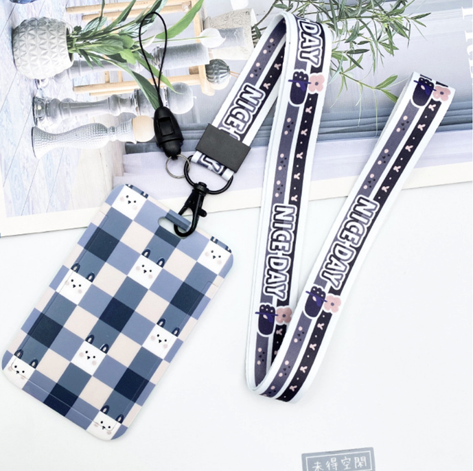 Футляр для карт на ленте &quot;Nice day&quot;, cell 