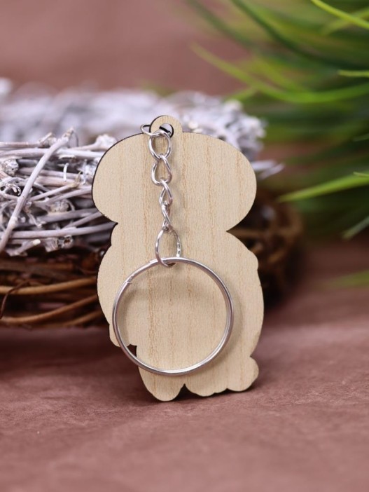 Брелок ECO из дерева &quot;SOVA А ты думал кто?&quot; 