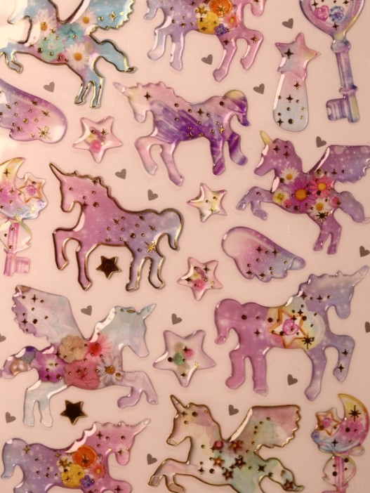 Наклейки &quot;Rainbow unicorn&quot; 