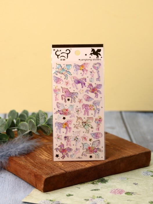 Наклейки &quot;Rainbow unicorn&quot; 