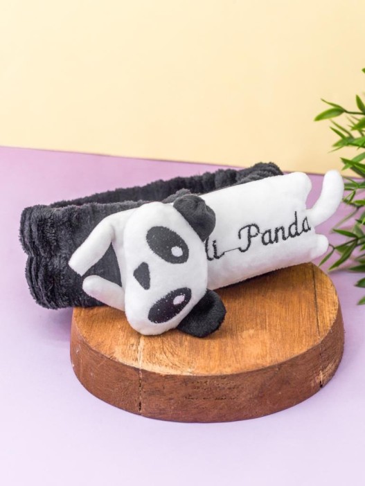 Повязка на голову "Panda resting", white 