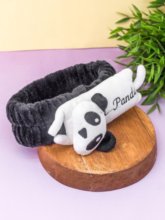 Повязка на голову "Panda resting", white 