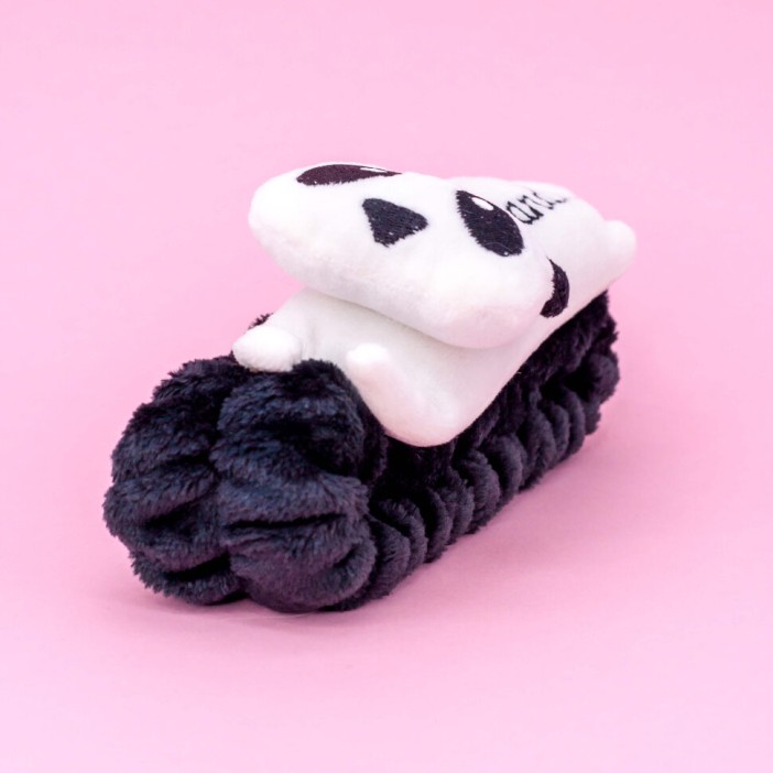 Повязка на голову "Panda resting", white 