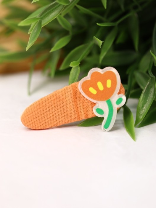Набор заколок для волос &quot;Orange flower&quot;, 3 шт. в наборе 
