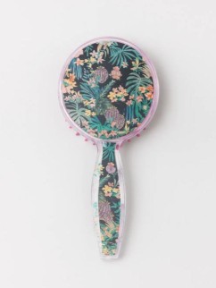 Расческа «Leaves», black