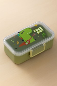 Ланчбокс "Рок Дино", зеленый (700 мл)