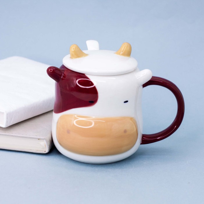 Кружка "Cow", brown (500ml) 