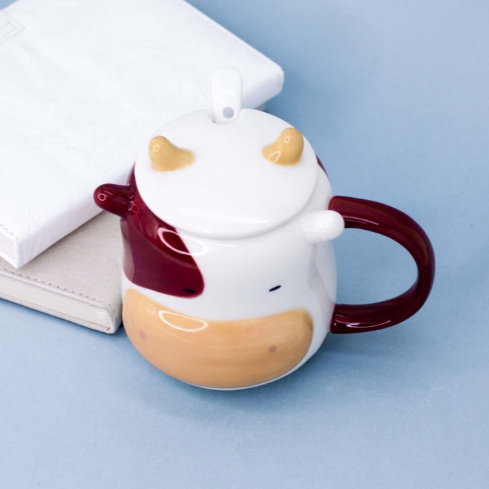 Кружка "Cow", brown (500ml) 