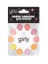 Набор заколок для волос GIRLY 10 шт. "Смайлик", радуга