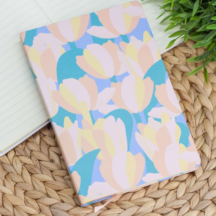 Блокнот (A5) &quot;Bloom&quot;, orange (14.5*21) 