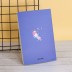 Тетрадь (A5) &quot;Sleeping rainbow princess&quot;, blue (13.5*20.5) 