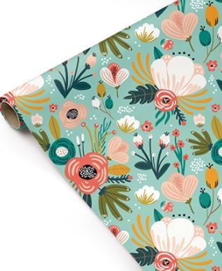 Упаковочная бумага «Floral Bliss» 1 рулон, 50*70 см 