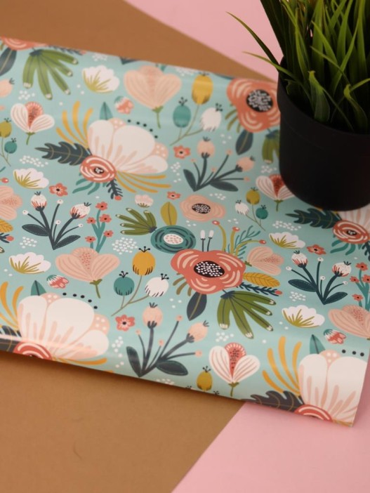 Упаковочная бумага «Floral Bliss» 1 рулон, 50*70 см 