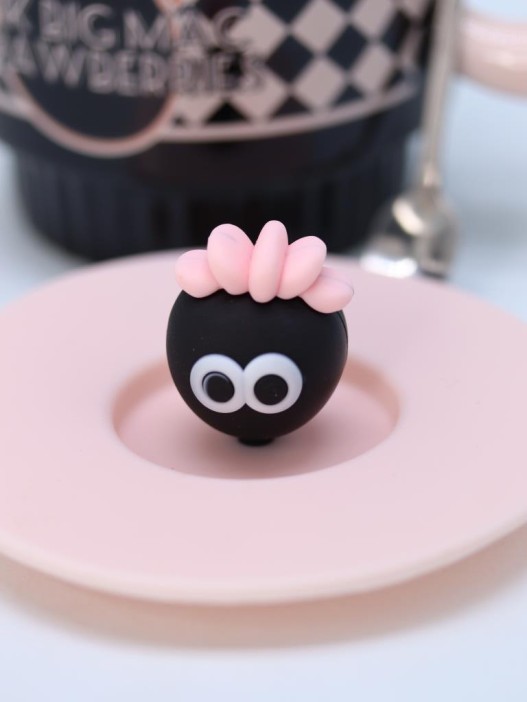 Кружка «Pink bic mac strawberry», black (350 ml) 