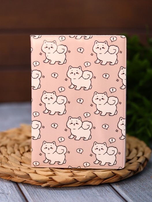 Обложка для паспорта Аниме «Many white cat», плотность 600 мкм 