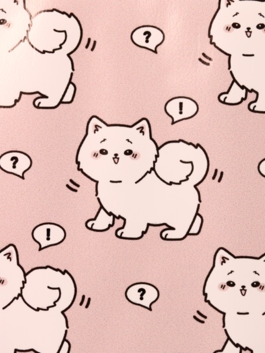 Обложка для паспорта Аниме «Many white cat», плотность 600 мкм 