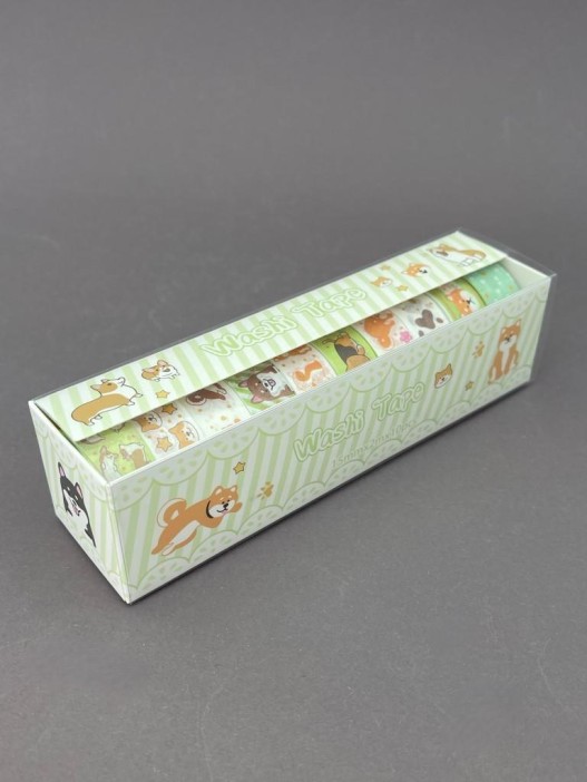 Набор декоративного скотча 10 шт. &quot;Dog life&quot;, mix  (1.5см*2м) 