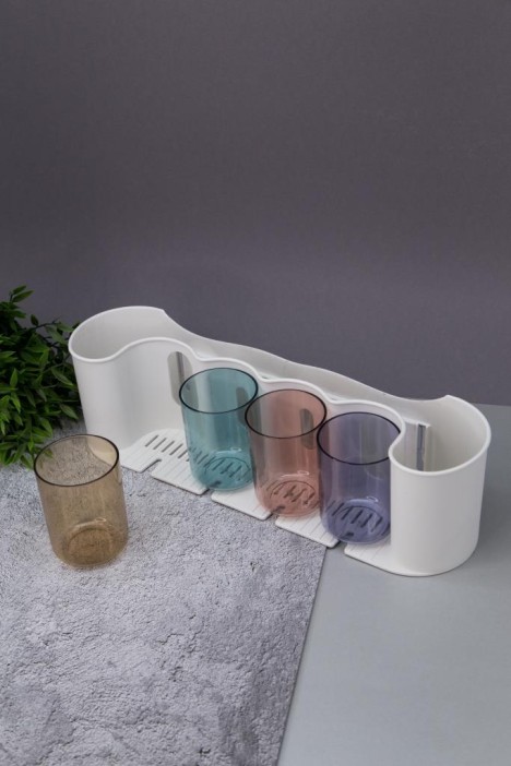 Настенный органайзер для ванной &quot;Classic&quot;, 4 яруса 