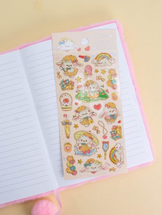 Наклейки &quot;Cute animal&quot;, bunny 