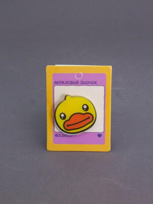 Значок акриловый iLikeGift "Утка" 