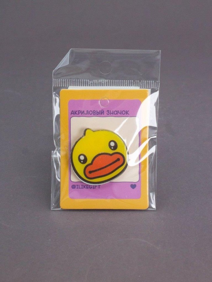Значок акриловый iLikeGift "Утка"