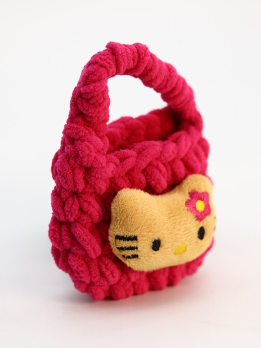 Сумочка для наушников &quot;Kitty&quot;, pink (11.5*9.5 см) 