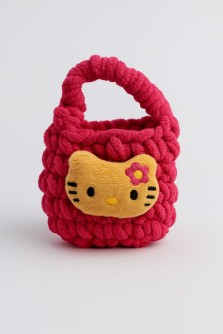 Сумочка для наушников "Kitty", pink (11.5*9.5 см)