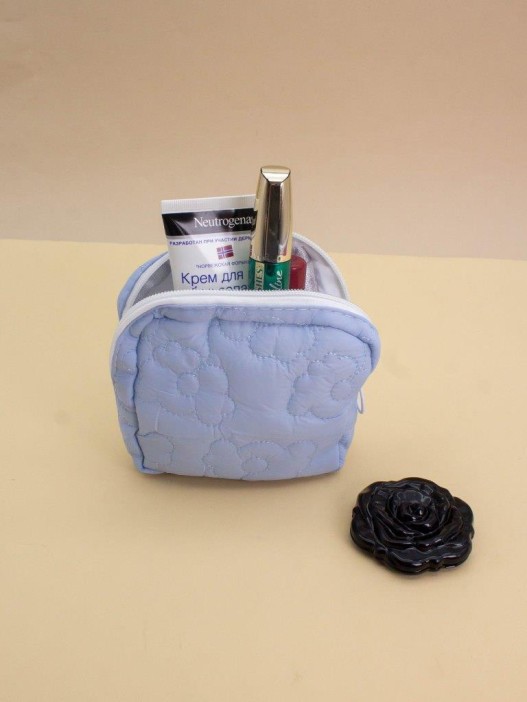 Дорожная мини-сумочка &quot;Femininity&quot; blue, 12*12*4 см 