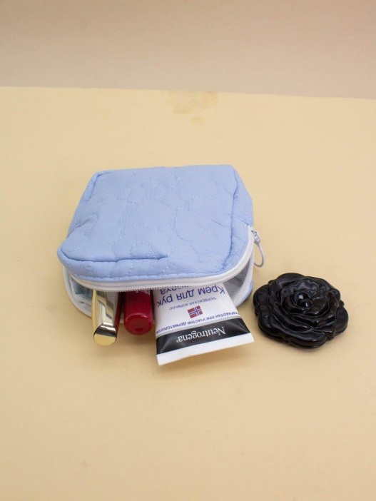 Дорожная мини-сумочка &quot;Femininity&quot; blue, 12*12*4 см 