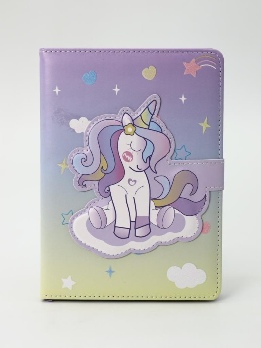 Блокнот (B6) &quot;Unicorn kiss&quot;, pink (18.5*13) 