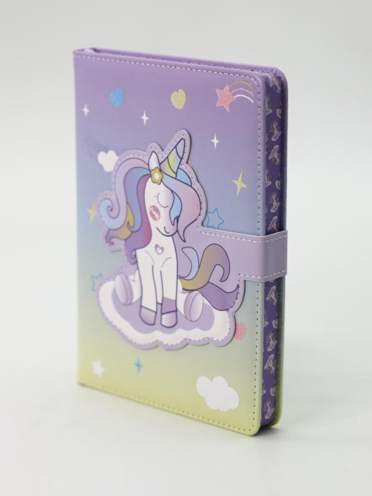 Блокнот (B6) &quot;Unicorn kiss&quot;, pink (18.5*13) 