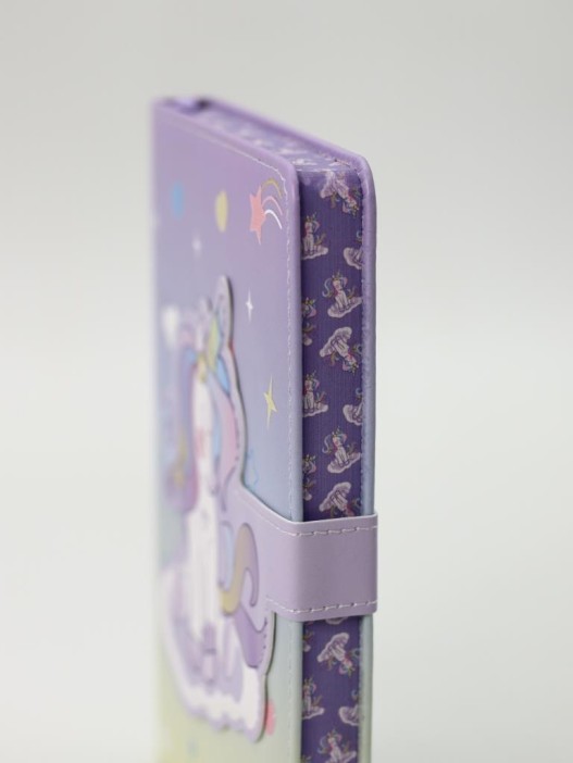 Блокнот (B6) &quot;Unicorn kiss&quot;, pink (18.5*13) 