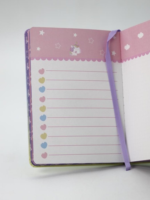Блокнот (B6) &quot;Unicorn kiss&quot;, pink (18.5*13) 
