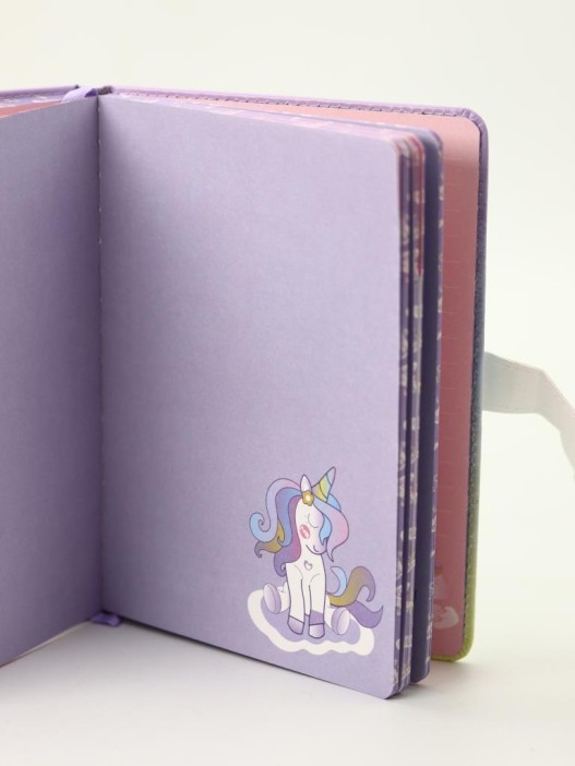 Блокнот (B6) &quot;Unicorn kiss&quot;, pink (18.5*13) 