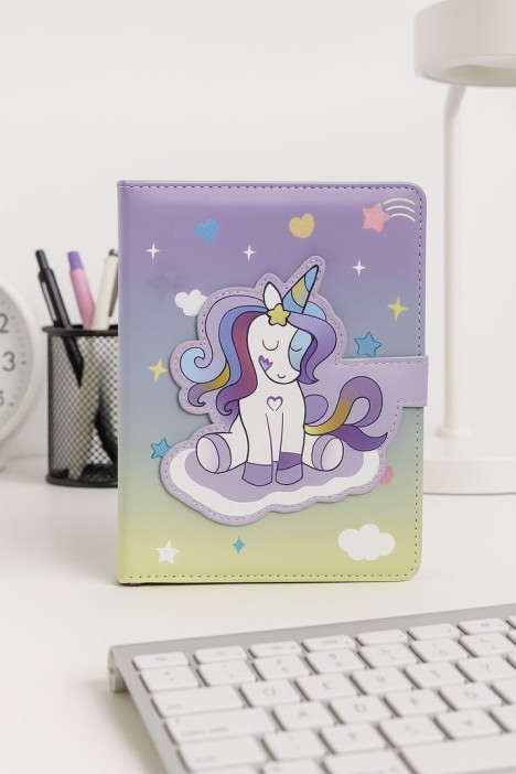 Блокнот (B6) &quot;Unicorn kiss&quot;, pink (18.5*13) 