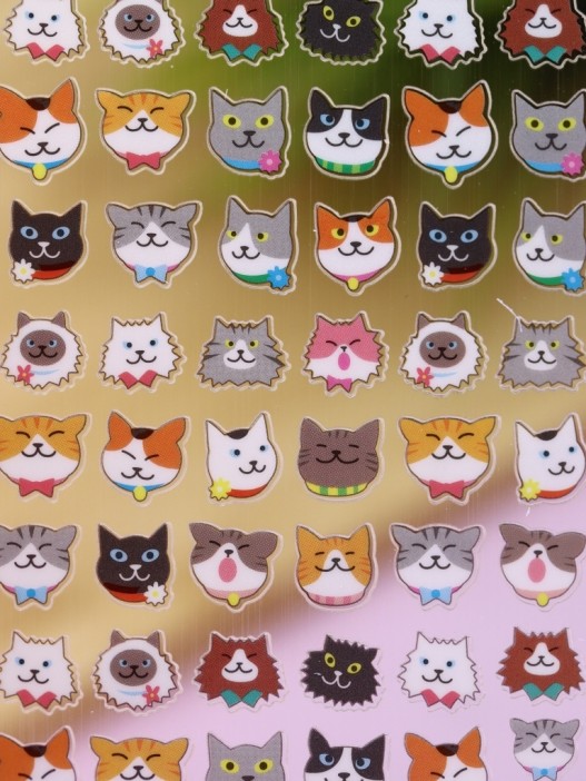 Наклейки "Кот" (9*20,5 см)