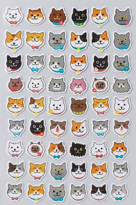 Наклейки &quot;Cat&quot; (9*20,5 см) 