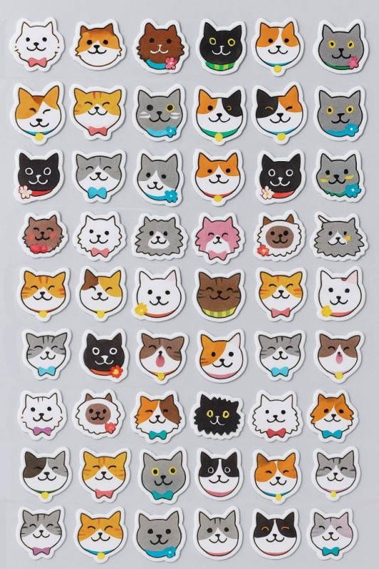 Наклейки "Кот" (9*20,5 см)