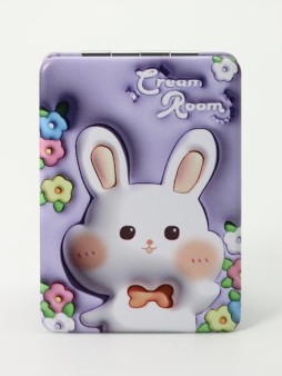Зеркало "Cartoon rabbit", purple