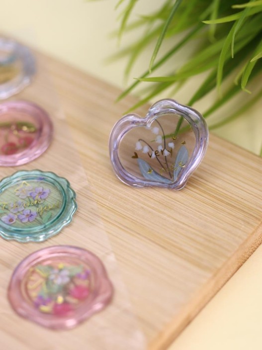 Наклейки объемные &quot;Seal&quot; цветы (20,5*9,5 см) 