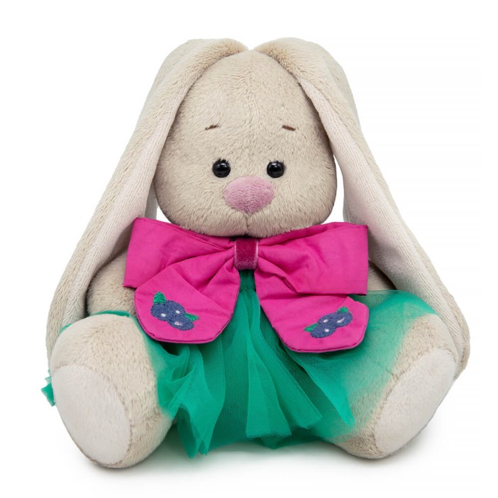 Мягкая игрушка "Зайка Ми в пышной юбке и с бантом (малыш)" (15 см) 