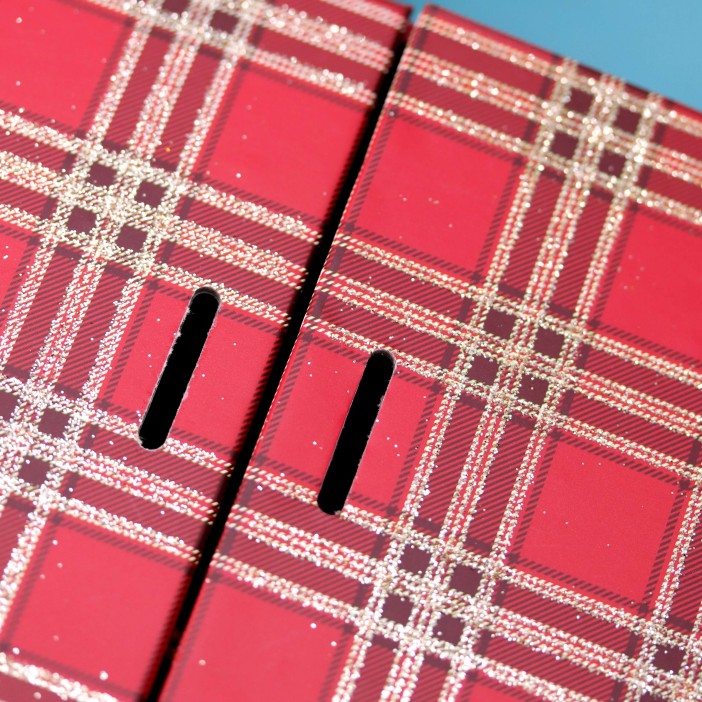 Набор подарочных коробок 2 в 1 «Red bow», 25.5*20.5*8.5-18.5*13*7 