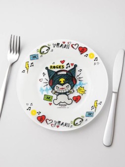 Тарелка "Куроми. Рок", стекло, (19,5 см)