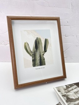 Фоторамка «Indoor plants», темное дерево (20*26 см)