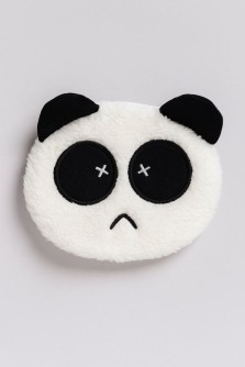 Кошелёк плюшевый "Upset Panda", white (10*11 см)