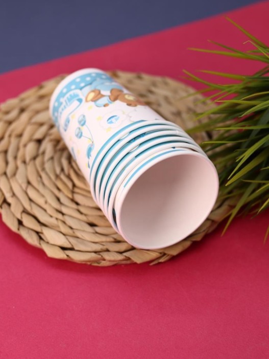 Набор бумажных стаканов 6 шт. С новорожденным &quot;У нас мальчик&quot; (250 мл) 