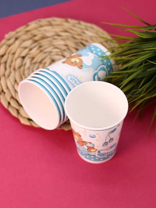 Набор бумажных стаканов 6 шт. С новорожденным &quot;У нас мальчик&quot; (250 мл) 