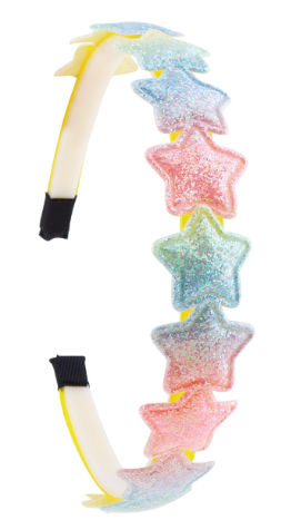 Ободок для волос GIRLY &quot;Rainbow stars&quot;, colorful 