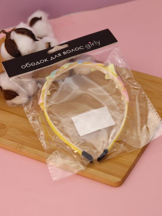 Ободок для волос GIRLY &quot;Rainbow stars&quot;, colorful 